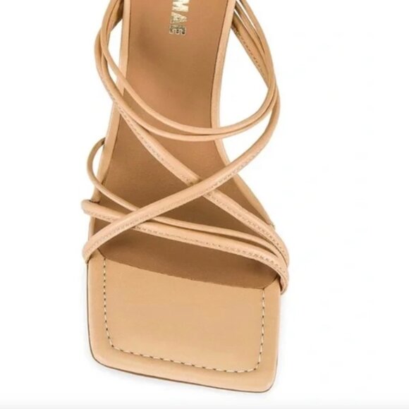 Alias Mae - Leela - Nude, Natural Leather Strappy Heels - Size 9-9.5 Euro 40 - Picture 2 of 10